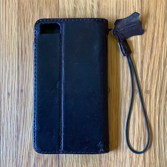 *SOLD* DAVIS Genuine Oiled Leather iPhone 8 Case - Picture 2 of 7